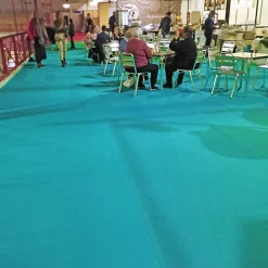 Décoweb Moquette - Stand Event - Turquoise - 2 m x 10 ml- Moquette|Moquette