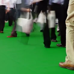 Décoweb Moquette - Stand Event - Vert - 2 m x 10 ml- Moquette|Moquette