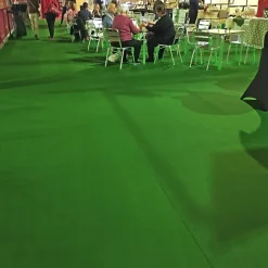 Décoweb Moquette - Stand Event - Vert olive - 2 m x 30 ml- Moquette|Moquette