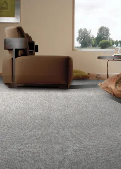 Balta Moquette bouclée gris Berber Agadir 4 m (vendue à la coupe)- Sisal Et Jonc De Mer|Sisal Et Jonc De Mer