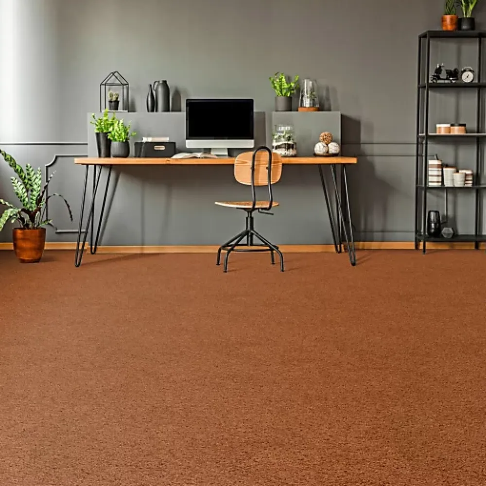 Décoweb Moquette|Moquette<Moquette chambre - Lumicolor - Rouille terracotta - Rouleau de 5m x 3m