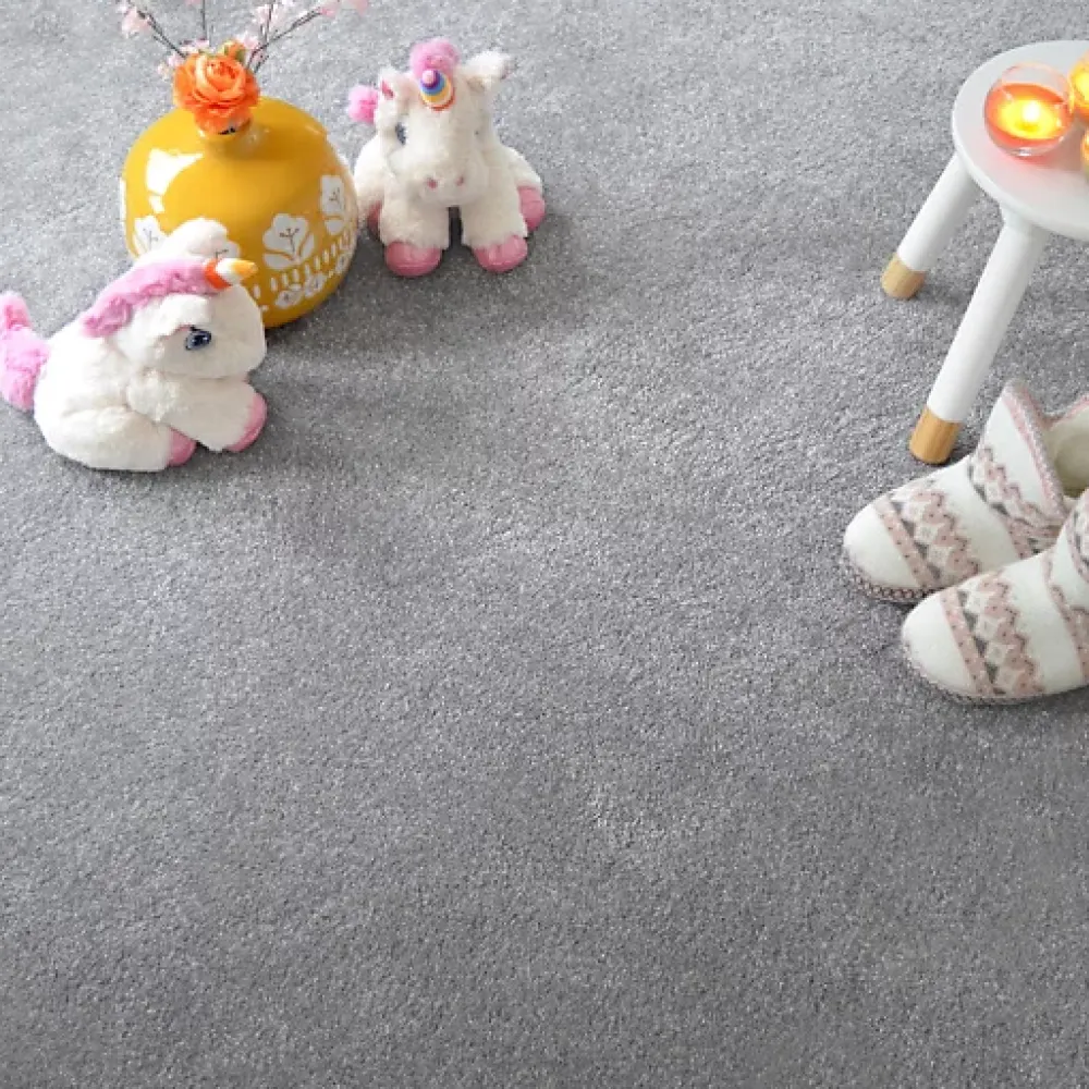 Décoweb Moquette chambre ou salon - Select - Gris - Rouleau de 4m x 1m- Moquette|Moquette