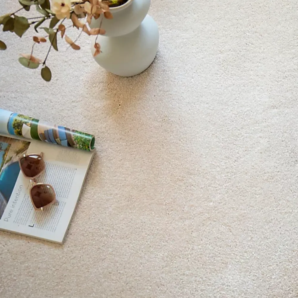 Décoweb Moquette chambre ou salon - Select - Ecru - Rouleau de 4m x 3m- Moquette|Moquette