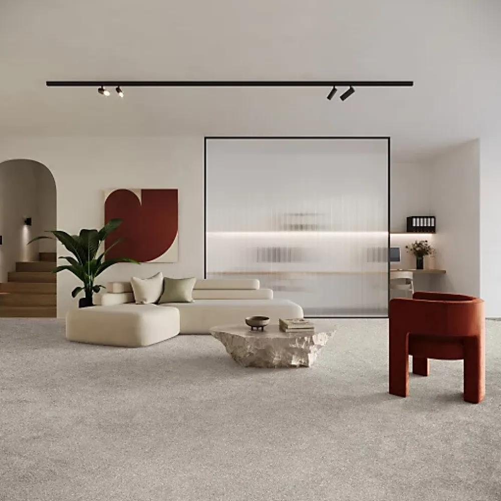 Décoweb Moquette|Moquette<Moquette en polyester recyclé - Re-cycle - Beige - Rouleau de 4m x 18m