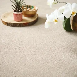 Décoweb Moquette en polyester recyclé - Re-cycle - Beige - Rouleau de 4m x 17m- Moquette|Moquette