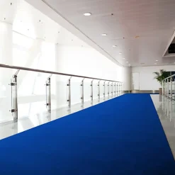 Décoweb Moquette filmée - Stand Event - Bleu roi - 2 m x 30 ml- Moquette|Moquette
