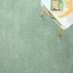 Décoweb Moquette poils longs Touch - Vert sauge - Rouleau de 4m x 18m- Moquette|Moquette