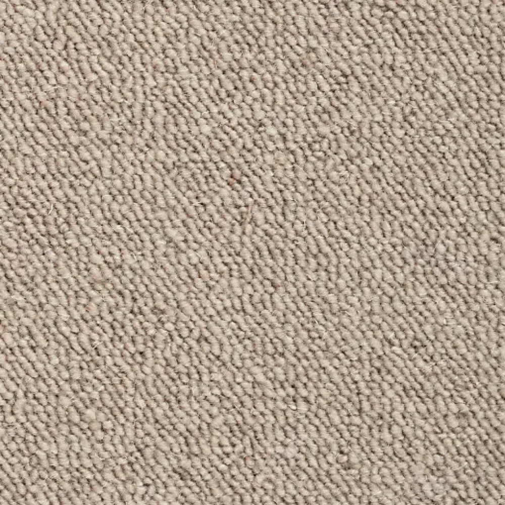 Décoweb Moquette pure laine vierge bouclée - Mallow - Beige - Echantillon 15 x 20 cm- Moquette|Moquette