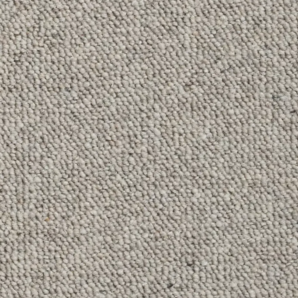 Décoweb Moquette pure laine vierge bouclée - Mallow - Grège - Rouleau de 4m x 13m- Moquette|Moquette