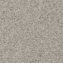 Décoweb Moquette pure laine vierge bouclée - Mallow - Grège - Rouleau de 4m x 4m- Moquette|Moquette
