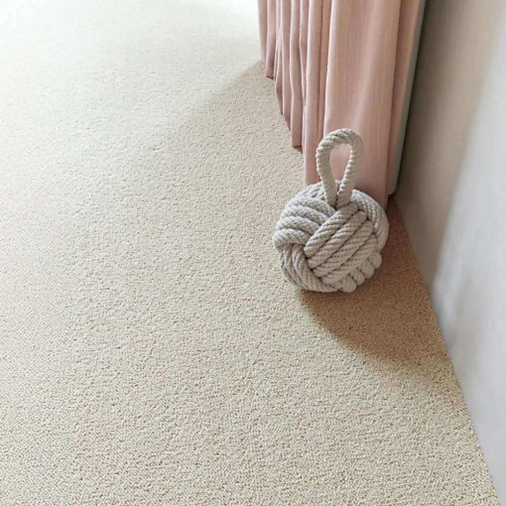 Décoweb Moquette|Moquette<Moquette pure laine vierge bouclée - Mallow - Nude - Rouleau de 4m x 11m