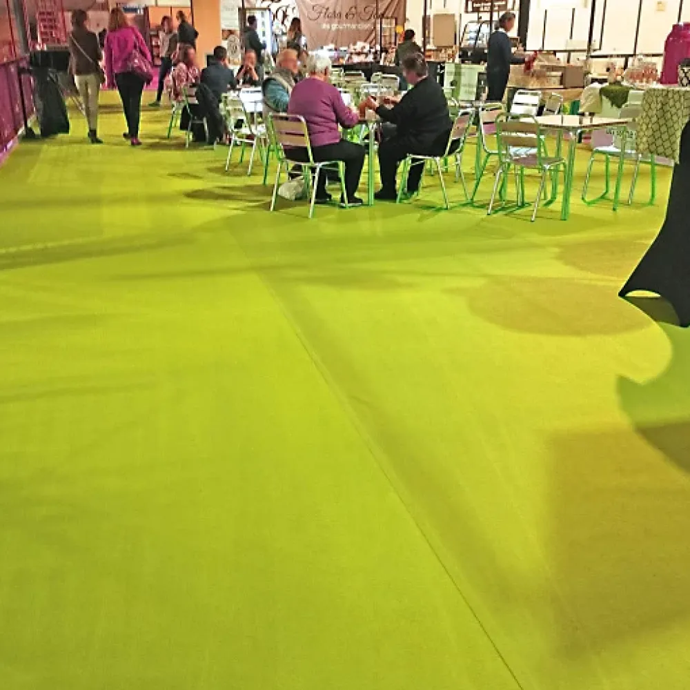 Décoweb Moquette Stand Event - Vert pomme - 2 m x 30 ml- Moquette|Moquette
