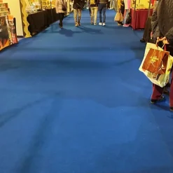 Décoweb Moquette Stand Expo - Bleu Saphir - Rouleau de 2m x 60m- Moquette|Moquette