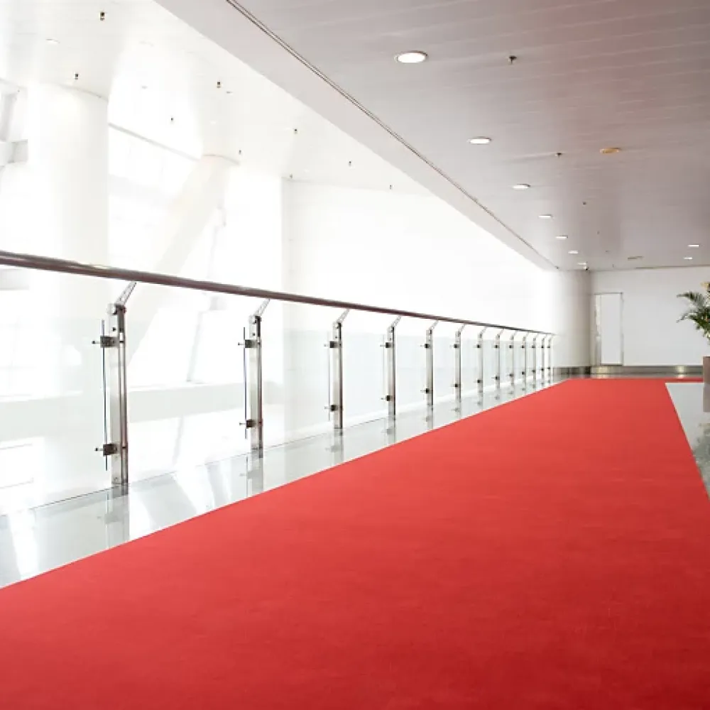 Décoweb Moquette|Moquette<Moquette Stand Expo - Rouge vif - Rouleau de 2m x 11m