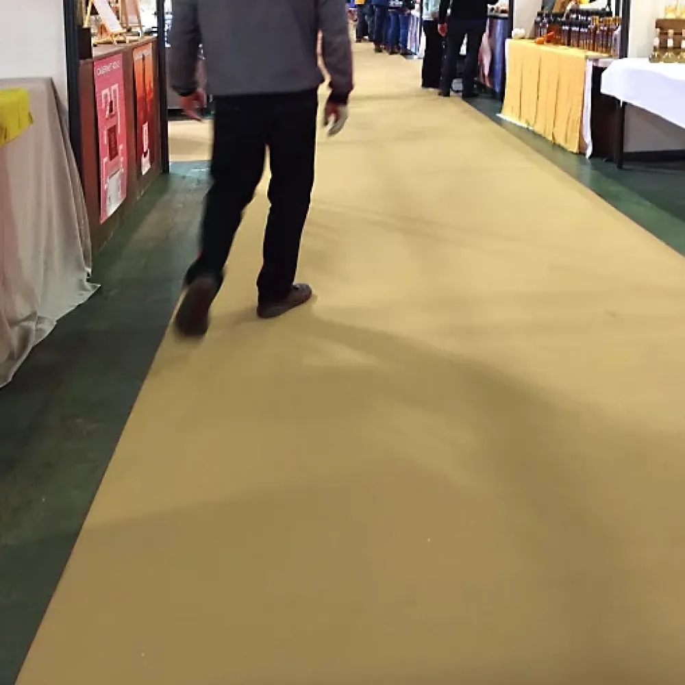 Décoweb Moquette Stand Expo - Sable - Rouleau de 2m x 12m- Moquette|Moquette