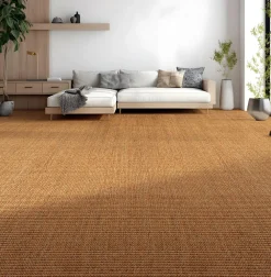 Sisal Et Jonc De Mer|Sisal Et Jonc De Mer<Moquette tissée à plat Sisal Abaca chaume 4m (vendue à la coupe)