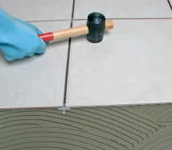 Semin Joint Carrelage Sol<Mortier Colle Déformable pour Carrelage Proflex Gris , Intérieur/Extérieur, sac de 25 kg (lot de 3)