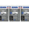 Semin Mortier Colle Polyvalent pour Carrelage Kedoflex Gris , Intérieur/Extérieur, sac de 25 kg, lot de 3- Colle Carrelage Sol