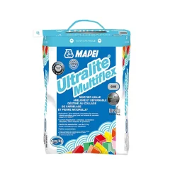 Mapei Colle Carrelage Sol<Mortier colle ULTRALITE MULTIFLEX - Coloris: Gris