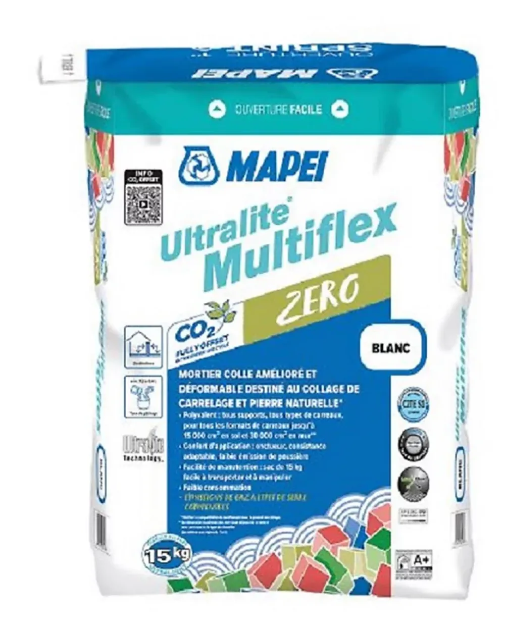 Mapei Colle Carrelage Sol<Mortier colle ULTRALITE MULTIFLEX - Coloris: Gris