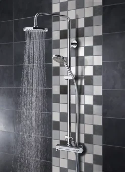 Casa Linéa MOSAIQUE CARRE GRIS NOIR 1 PLAQUE 30,5 x 30,5 CM CASA LINEA- Mosaïque Pour Douche
