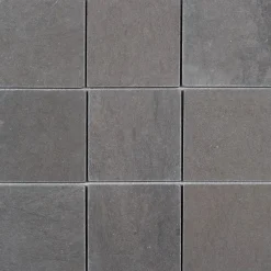 Carrelage Signature Mosaique de Marbre Gris Fonce Adouci 9,8X9,8 Cm - vendu par plaque de 30 X 30 cm -- Mosaïque Pour Salle De Bains|Mosaïque