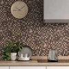 Carrelage Signature Mosaïque Pour Pièce À Vivre|Mosaïque Pour Salle De Bains<Mosaique de Verre et Marbre Marron 2.3 X 2.3 cm - vendu par plaque de 30 X 30 cm -