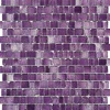 Carrelage Signature Mosaique de Verre Irregulier Bords Casses Violet - vendu par plaque de 31X31.5 cm -- Mosaïque Pour Pièce À Vivre