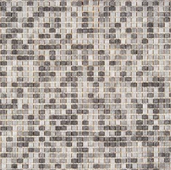 Carrelage Signature Mosaïque Pour Salle De Bains<Mosaique de verre Recyclé micro Mix Gris - vendu par plaque de 30,5 X 30,5 Cm -