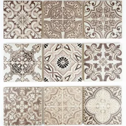 Casa Linéa MOSAIQUE DECOR RENAISSANCE TRAVERTIN DECORE NATURAL 1 PLAQUE 10 x 30,5 CM CASA LINEA- Travertin
