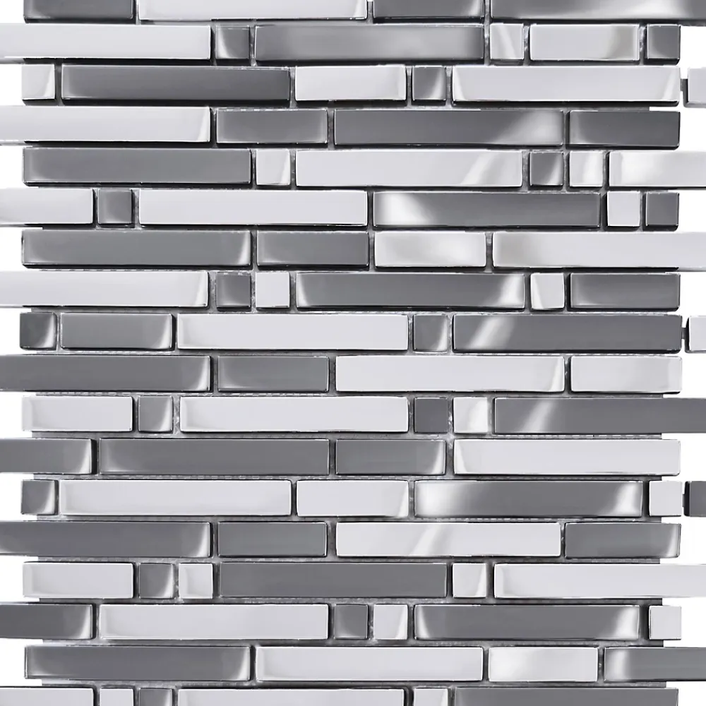 Casa Linéa Mosaïque Pour Salle De Bains<MOSAIQUE LES TENDANCES BICHROME TUBE 1 PLAQUE 30,5 X 30,5 CM CASA LINEA