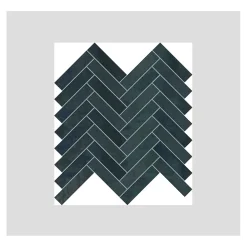 Aelle Carrelage Mosaique sol / mur chevron effet métalanthracite 28,1x28,1cm IONIC MAGNETIC STEEL- Mosaïque Pour Salle De Bains