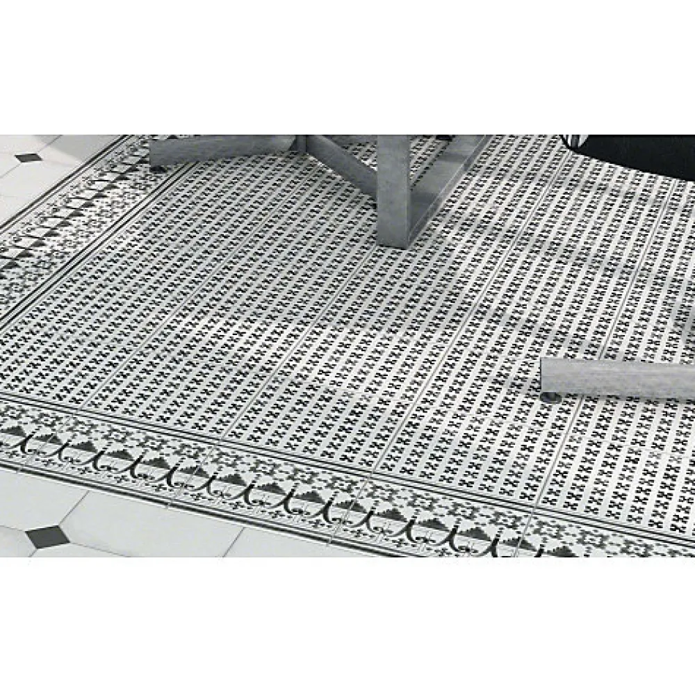 Aelle Carrelage Mosaique sol / mur chevron effet métalanthracite 28,1x28,1cm IONIC MAGNETIC STEEL- Mosaïque Pour Salle De Bains