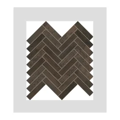 Aelle Carrelage Mosaïque Pour Douche<Mosaique sol / mur chevron effet métal cuivre 28,1x28,1cm IONIC MAGNETIC COPPER