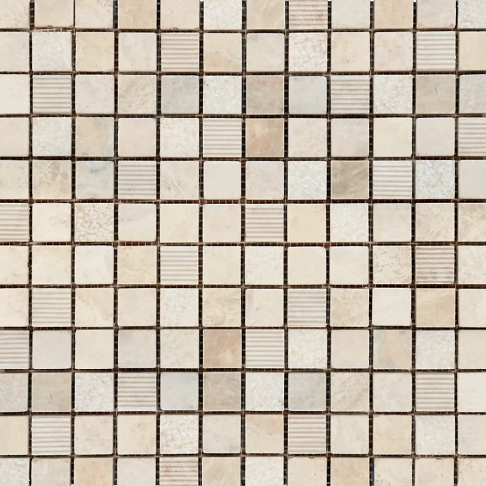 Casa Linéa MOSAIQUE SURFACE IVOIRE 1 PLAQUE 30,5 x 30,5 CM CASA LINEA- Mosaïque Pour Douche|Mosaïque Pour Pièce À Vivre