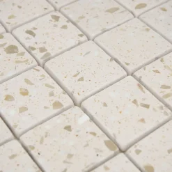 Casa Linéa MOSAIQUE TERRAZZO NUDE 1 PLAQUE 30,5 x 30,5 CM CASA LINEA- Mosaïque Pour Salle De Bains