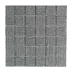 Mat Inter Mosaïque Pour Salle De Bains<Mosaique verre Gabin gris L. 30 x l. 30 cm