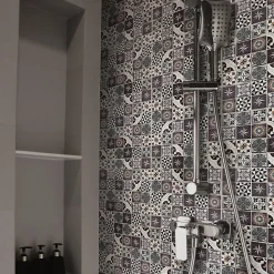 Mat Inter Mosaïque Pour Wc|Mosaïque Pour Salle De Bains<Mosaique verre Marge marron L. 30 x l. 30 cm