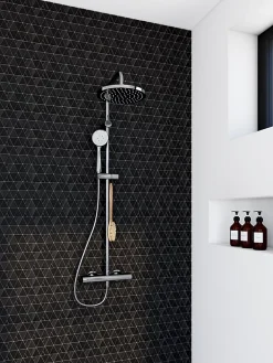 Mat Inter Mosaïque Pour Douche|Mosaïque Pour Wc<Mosaïque 26 x 30 cm pierre de lave