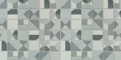 GoodHome Mosaïque Pour Douche|Mosaïque Pour Wc<Mosaïque 30 x 30 cm Seventies bleu