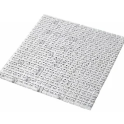 Decoon Mosaïque Alu - Gris - 1.5 x 1.5 cm- Mosaïque Pour Douche|Mosaïque Pour Salle De Bains