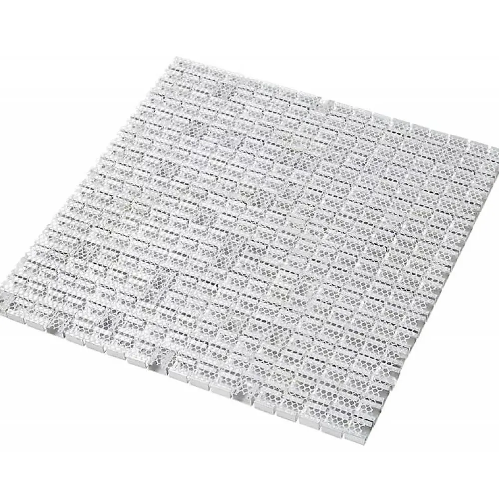Decoon Mosaïque Alu - Gris - 1.5 x 1.5 cm- Mosaïque Pour Douche|Mosaïque Pour Salle De Bains