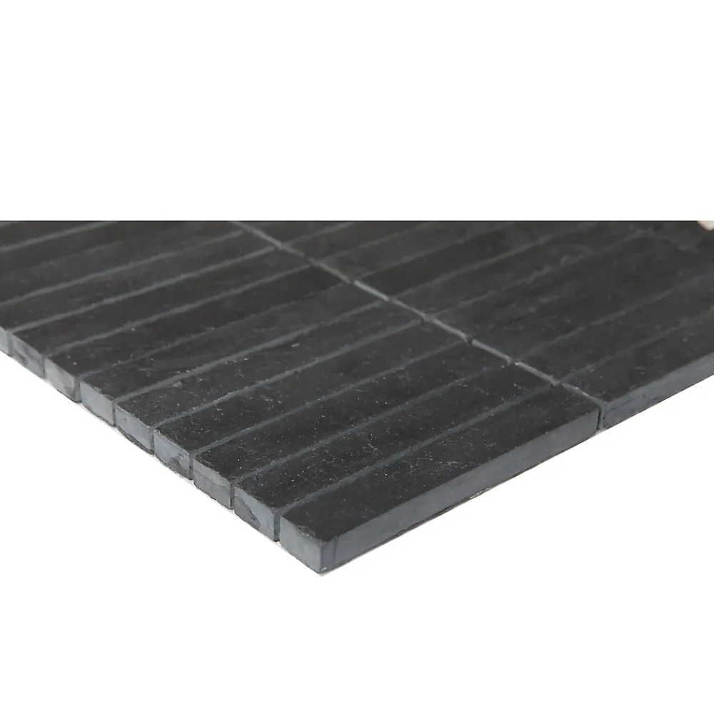 GoodHome Mosaïque anthracite effet pierre 30,4x30,3cm Slate- Mosaïque|Mosaïque Pour Douche
