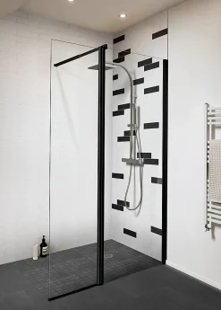 GoodHome Mosaïque anthracite 30,4x30,3cm Slate- Mosaïque Pour Pièce À Vivre|Mosaïque