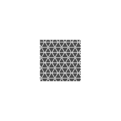 Gioia Materia Mosaïque Art factory hexagone 2,6x2,2cm motif Sonata noir et blanc sur trame nylon 33,3x33,3cm Satiné boite de 1 m2- Carrelage Sol Uni