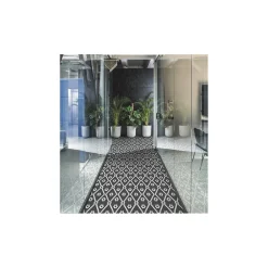 Gioia Materia Carrelage Sol Pour Wc<Mosaïque Art factory hexagone 2,6x2,2cm motif Blues noir et blanc sur trame nylon 33,3x33,3cm Satiné boite de 1 m2