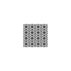 Gioia Materia Carrelage Sol Pour Salle De Bains<Mosaïque Art factory hexagone 2,6x2,2cm motif Soprano noir et blanc sur trame nylon 33,3x33,3cm Satiné boite de 1 m2