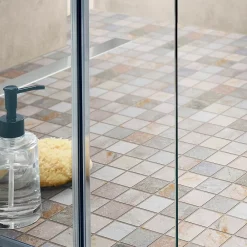 GoodHome Mosaïque beige 30,3x30cm Quartzite- Mosaïque Pour Wc|Mosaïque Pour Pièce À Vivre