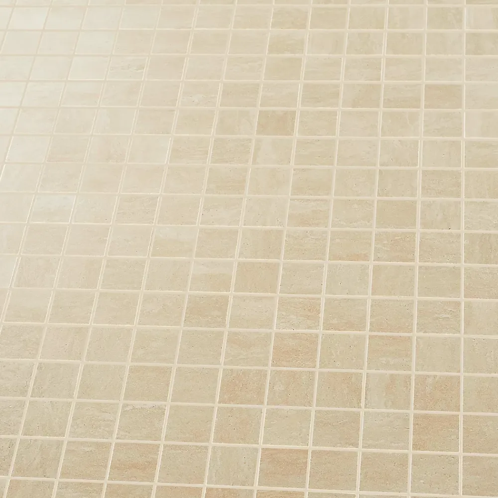 GoodHome Mosaïque beige 30x30cm Soft travertin- Mosaïque|Mosaïque Pour Douche