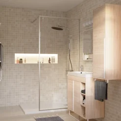GoodHome Travertin|Mosaïque<Mosaïque beige 30,5x30,5cm Travertino pierre naturelle